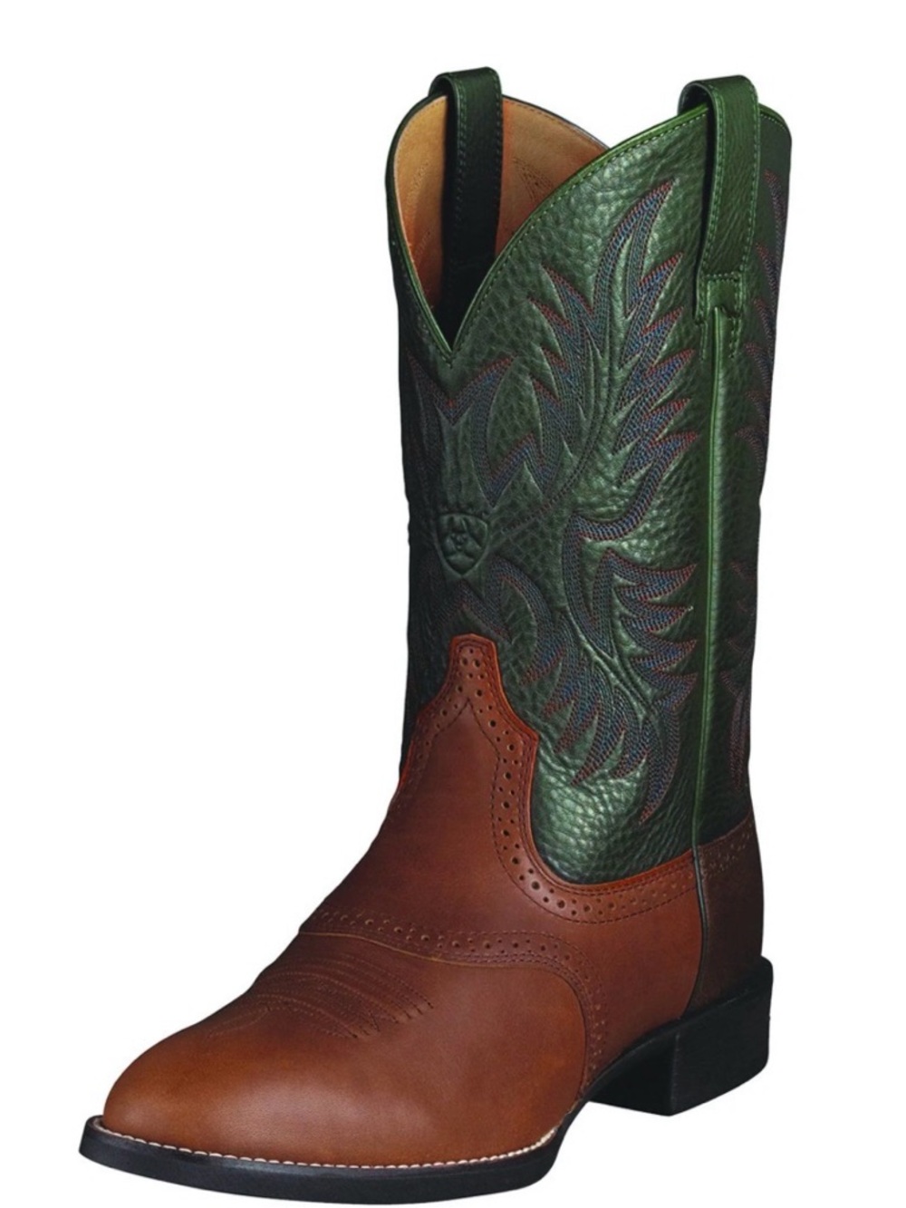Ariat Mens Heritage Stockman Western Boot Cedar/Green Size 10 1/2 D